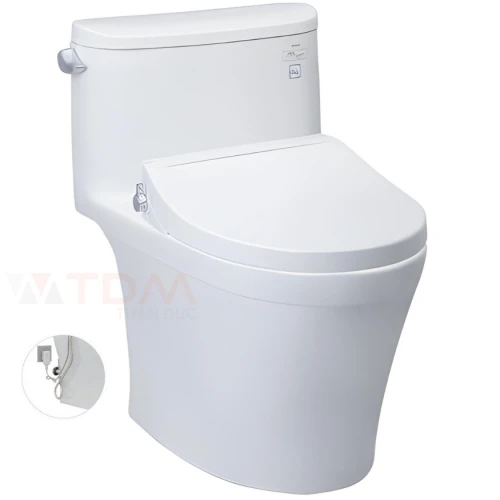 Bồn cầu TOTO MS887RE2 (MS887E2) nắp rửa - Bàn cầu tự rửa cơ - Tuấn Đức