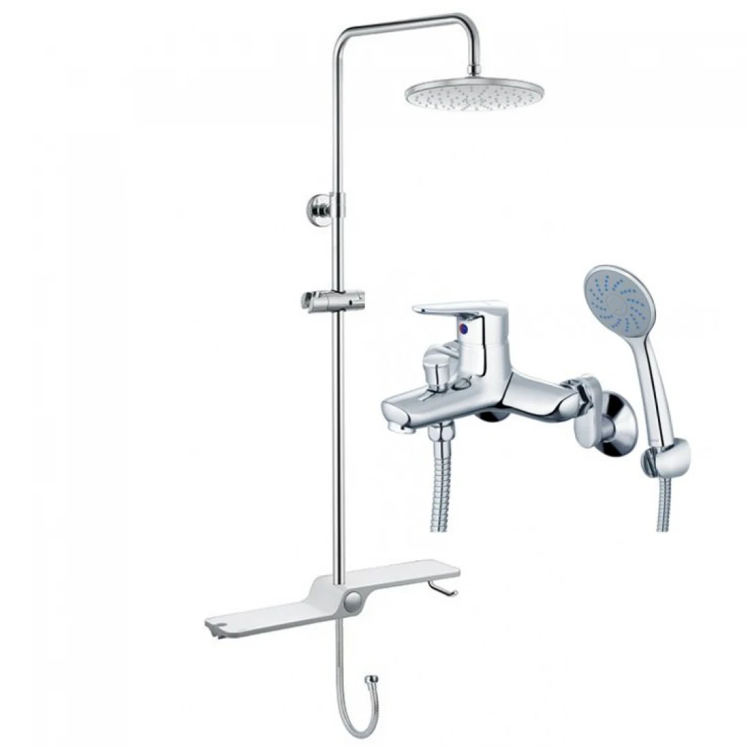 Bộ Vòi Sen Cây Caesar S383C/BS126 Nóng Lạnh Vòi Sen Cây