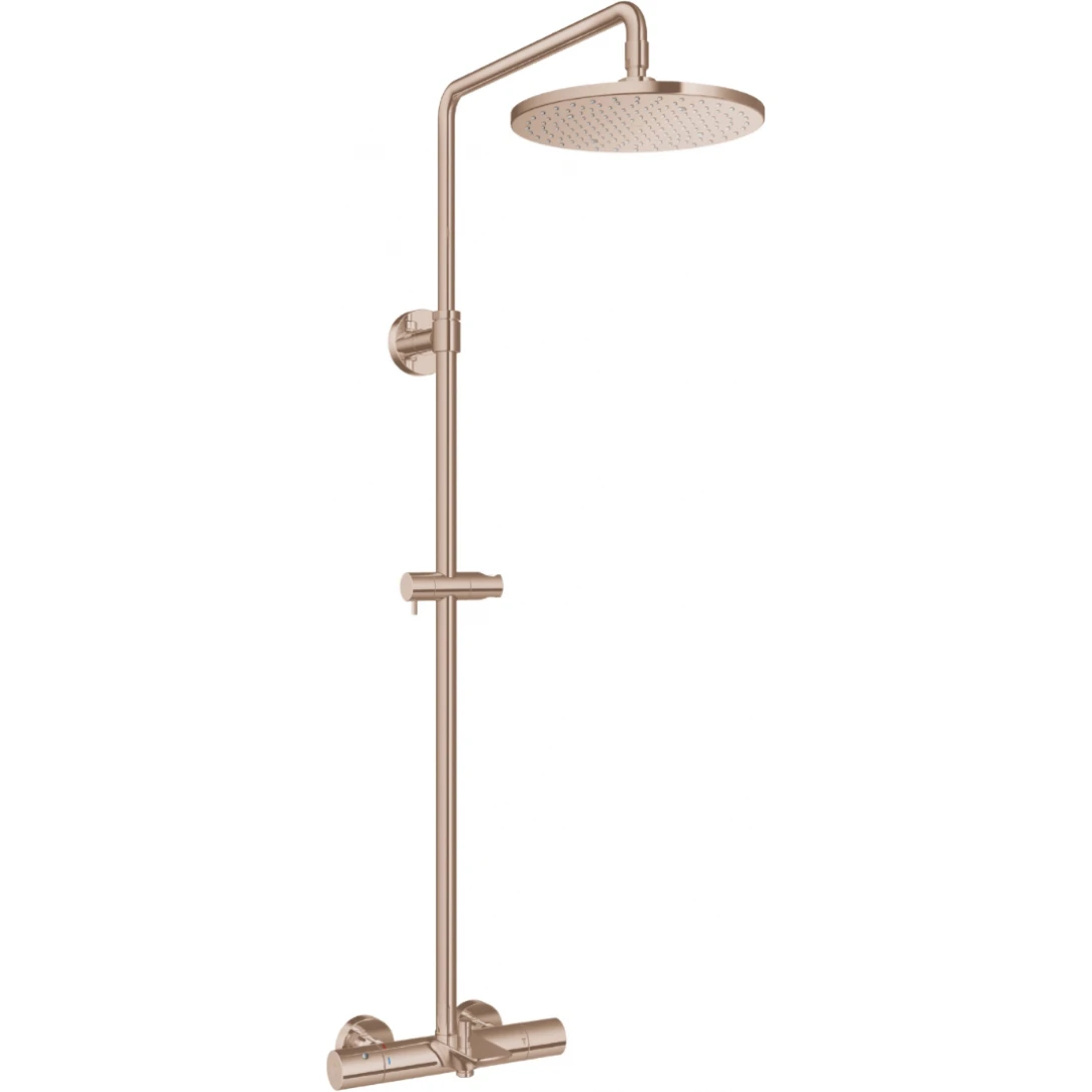 Vòi Sen Cây TOTO TBW07403A#BRG Nhiệt Độ Xả Xô Tròn 250mm Dòng G Vàng Hồng