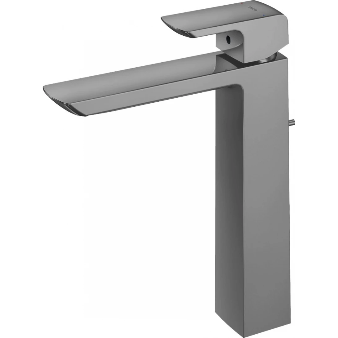 Vòi Lavabo TOTO TLG02307B#BGP Nóng Lạnh Cổ Cao Xám Than Chì Mờ