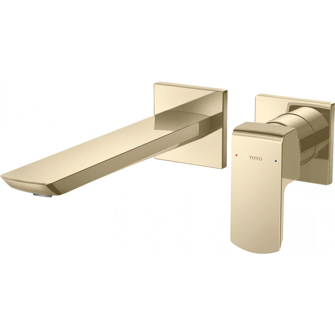 Vòi Lavabo TOTO TLG02311BB#BFG Nóng Lạnh Gắn Tường Màu Vàng Pháp Mờ