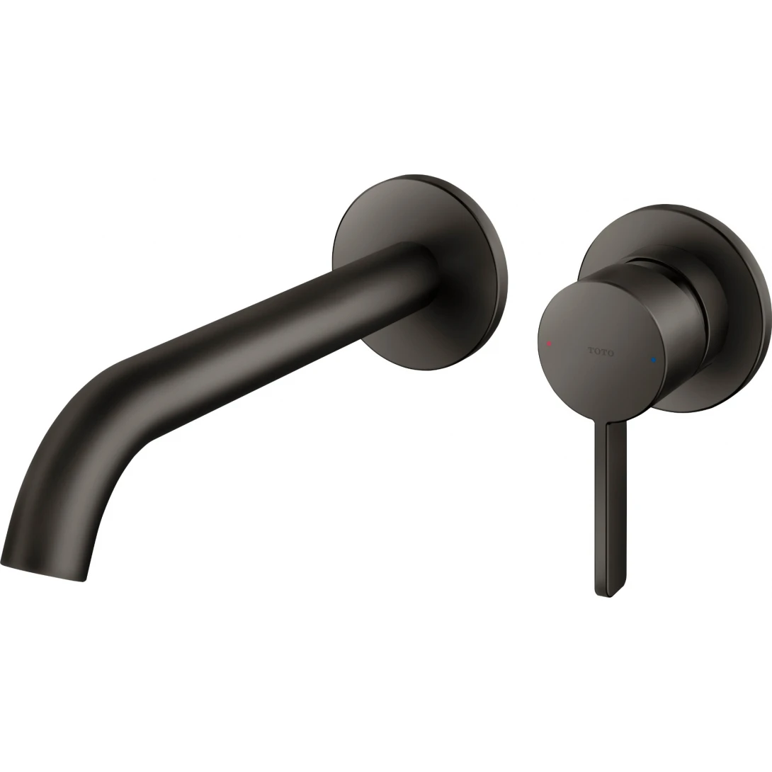 Vòi Lavabo TOTO TLG11308BA#MBL Nóng Lạnh Gắn Tường Màu Đen Mờ