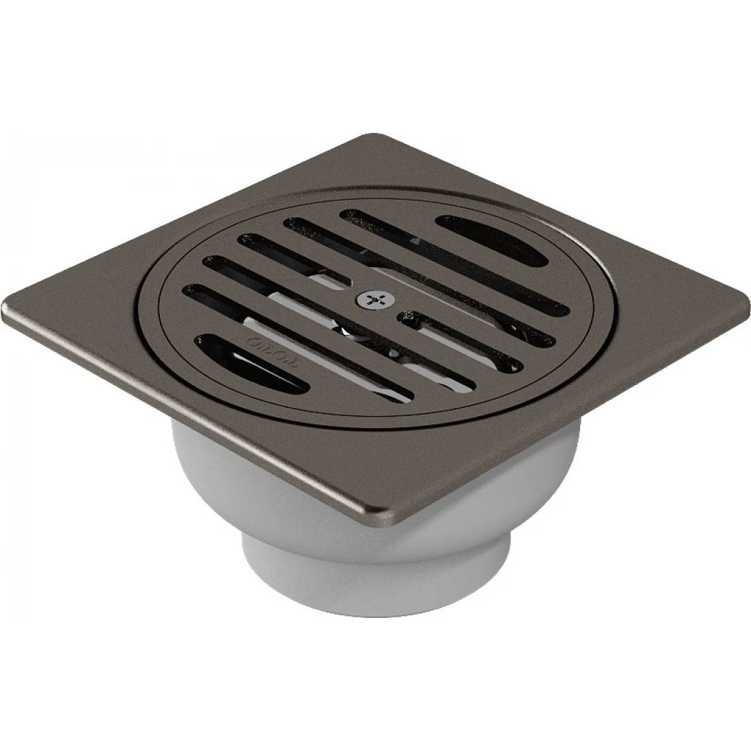 Phểu Thoát Sàn TOTO TX1DB#BGP Màu Xám Than Chì Mờ 115x115mm Ø60