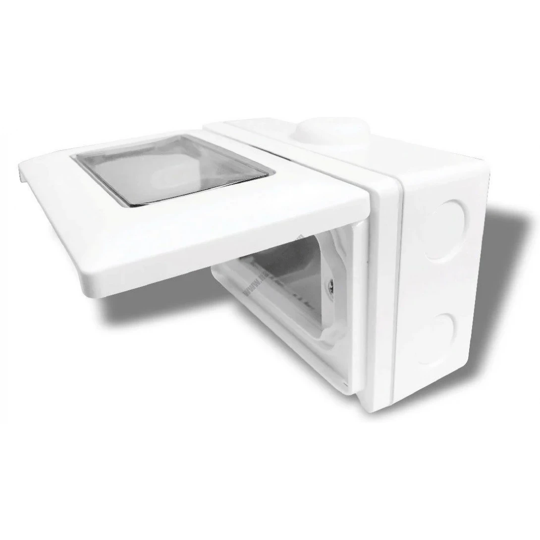 Hộp Công Tắc Panasonic WEG8973SW-VN Dòng Wide Có Nắp Che