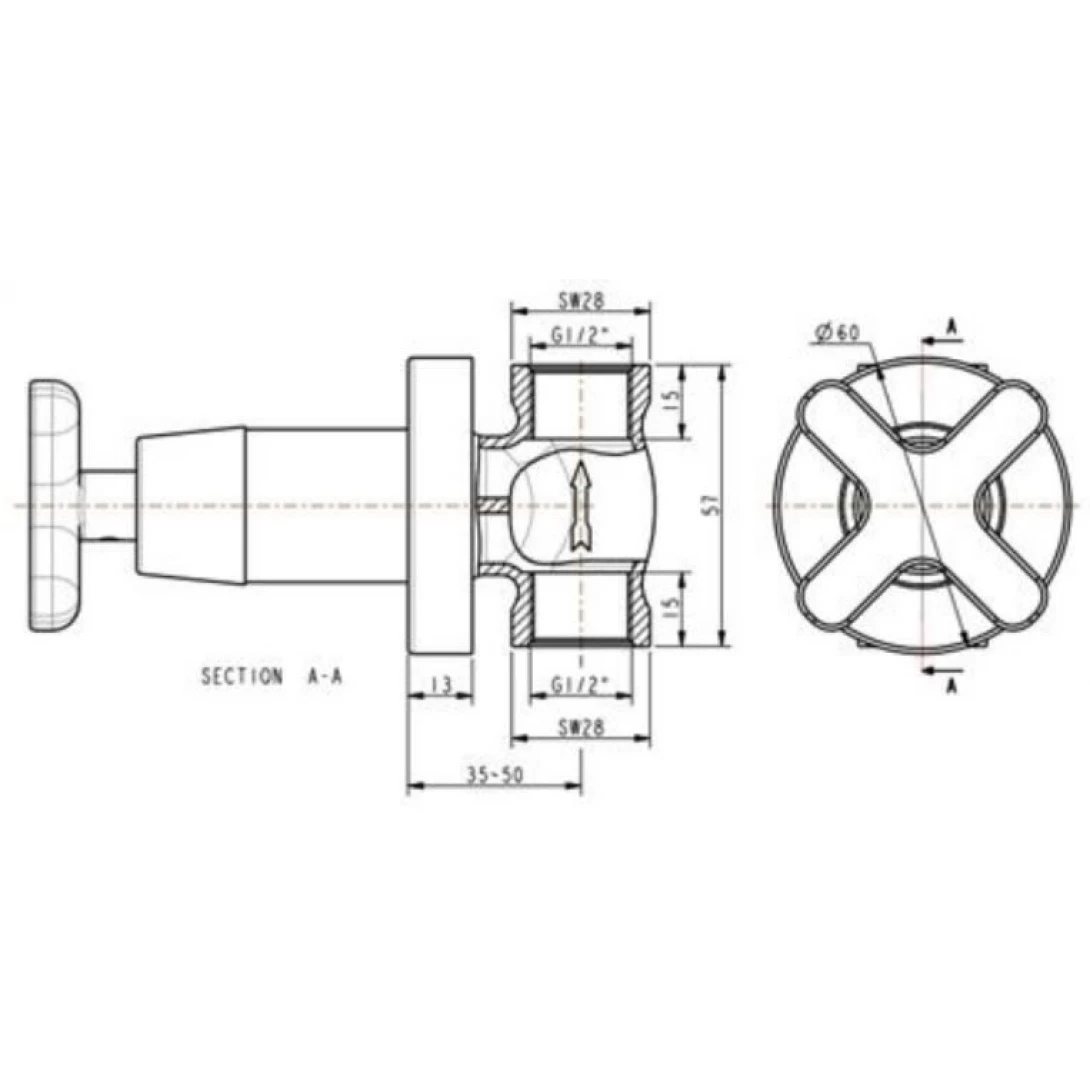 Sen Tắm Âm Tường American Standard WF-T705 (WFT705) Lạnh Winston