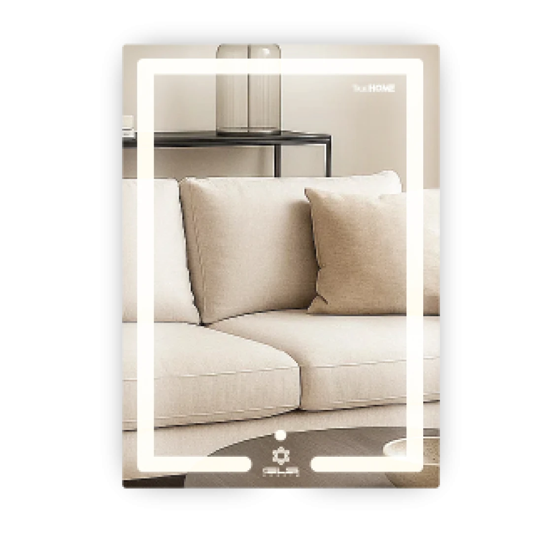 Gương Led GLS HQ35R58 Dòng True Home Chữ Nhật Ánh Sáng Trong 600X800