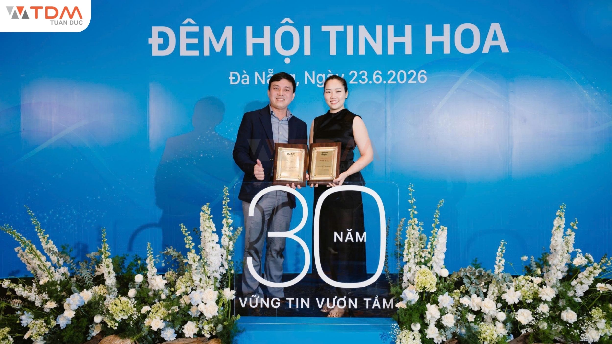 Ban lãnh đạo TDM Tuấn Đức liên tiếp nhận chứng nhận INAX từ năm 2017 cho đến nay