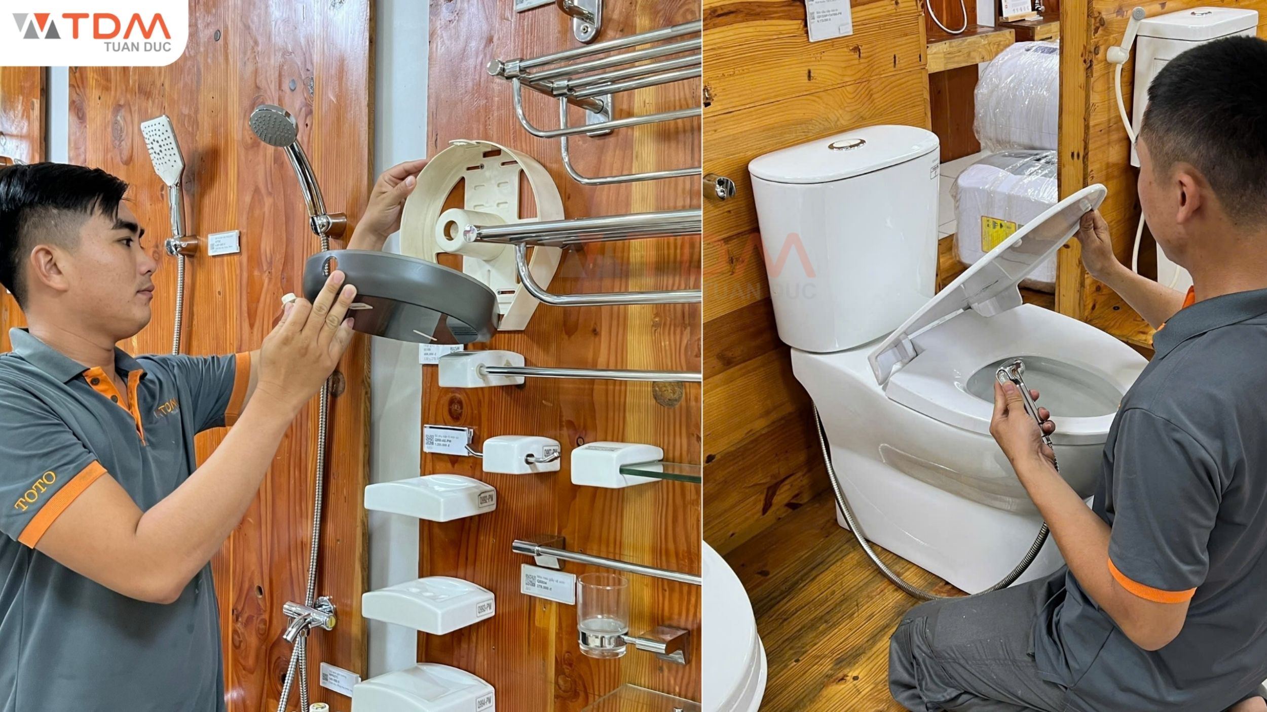 Dịch vụ hỗ trợ lắp đặt thiết bị nhà vệ sinh Caesar trên toàn quốc
