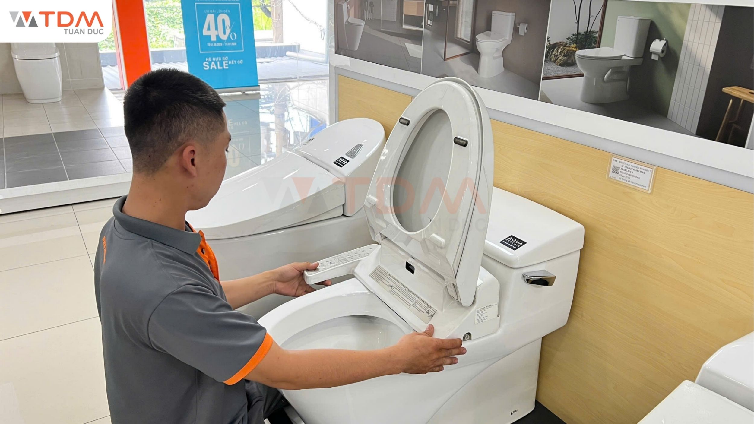 Dịch vụ hỗ trợ lắp đặt bồn cầu điện tử thông minh INAX chuyên nghiệp toàn quốc