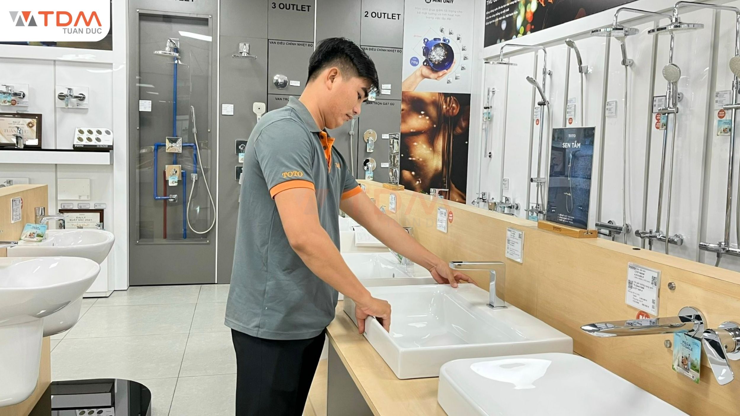Hỗ trợ lắp đặt chậu lavabo TOTO chuyên nghiệp trên toàn quốc