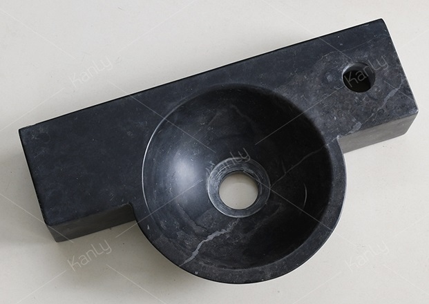 Hình ảnh thực tế lavabo đá mini treo tường Kanly