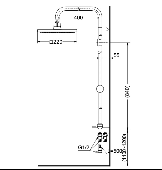 Thông số kỹ thuật thân cây sen DM907C1S