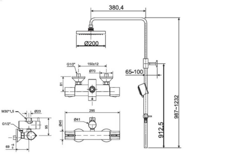 Bản vẽ kỹ thuật sen cây American WF4948 D200