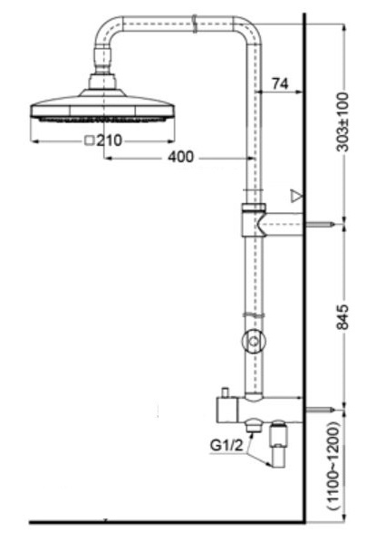 Bản vẽ kỹ thuật thân cây sen TBW02001B1