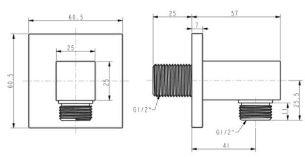 Bản vẽ co nối FFAS9142 American