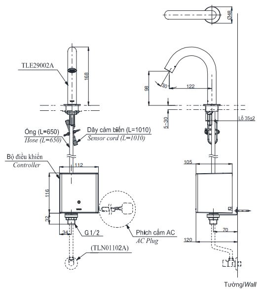 vòi sen, vòi lavabo, vòi lavabo cảm ứng, vòi lavabo giá rẻ, vòi lavabo cao cấp, vòi lavabo đẹp, vòi lavabo lâm đồng, vòi lavabo đồng nai, vòi lavabo đăk nông, vòi lavabo vũng tàu, vòi lavabo toto, TOTO TLE29002A