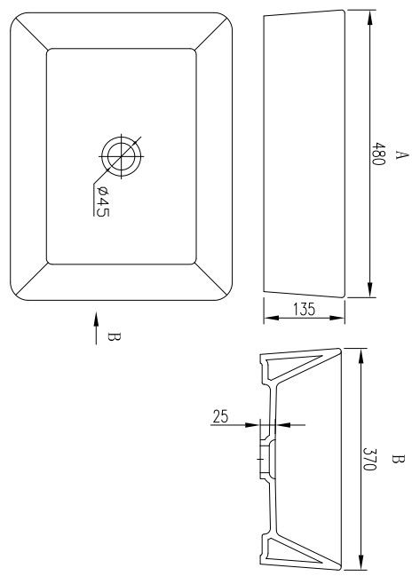 Bản vẽ kích thước chậu rửa mặt Jomoo 12161 1 01P I011