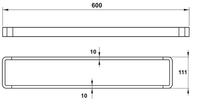 Bản vẽ thanh treo khăn 495.80.236