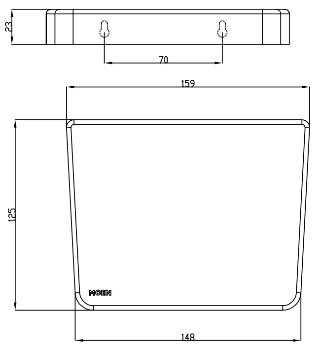 Bản vẽ kích thước đĩa ACC 1408 SRN Moen đa năng