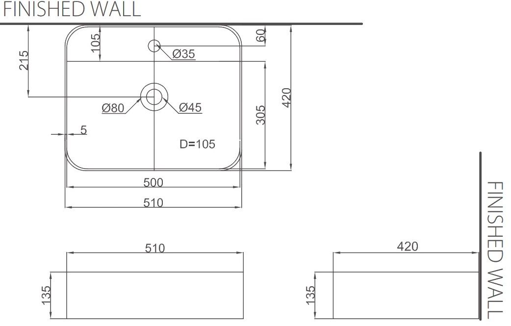 Thông tin chậu rửa mặt Cotto C 00126#GB