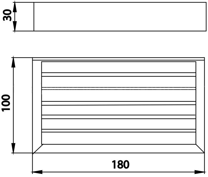 Bản vẽ kích thước khay xà bông cotto CT0272BLHM