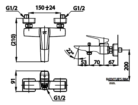 củ sen, củ sen giá rẻ, củ sen nhiệt độ, củ sen tắm, củ sen Grohe, củ sen cao cấp, COTTO CT2325A