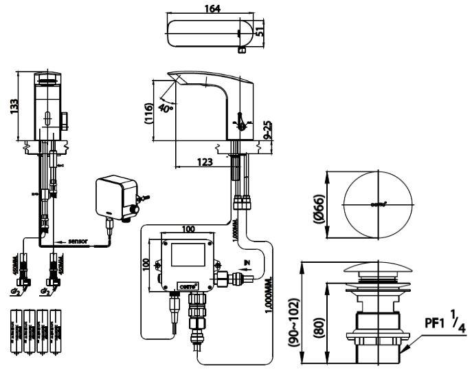 củ sen, củ sen giá rẻ, củ sen nhiệt độ, củ sen tắm, củ sen Grohe, củ sen cao cấp, COTTO CT2405A WALTZ