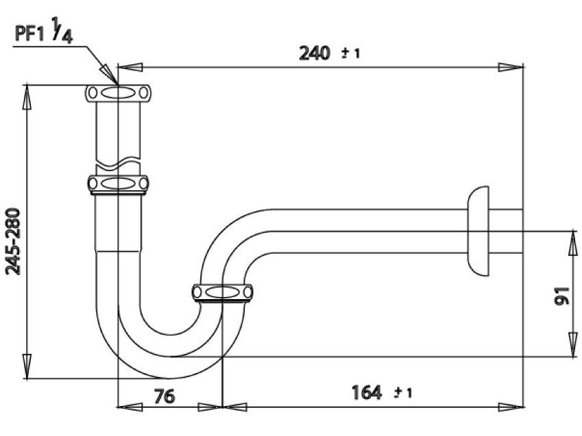 Bản vẽ kích thước co P Cotto CT683HM