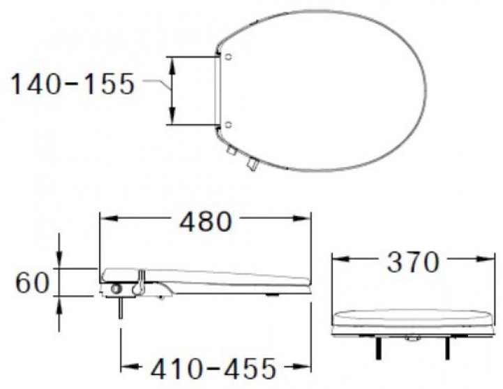 Bản vẽ kích thước nắp rửa cơ CVN 92203 Cotto