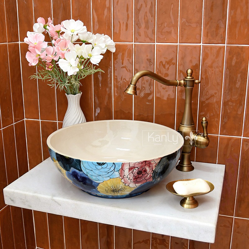 Hình ảnh thực tế lavabo gốm GV290