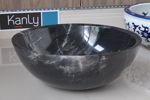 Hình ảnh thực tế bồn rửa mặt đá tự nhiên MAR12N Kanly