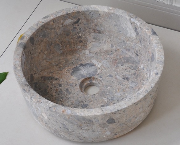 Hình ảnh thực tế bồn rửa mặt đá tự nhiên MAR 7E1 Kanly