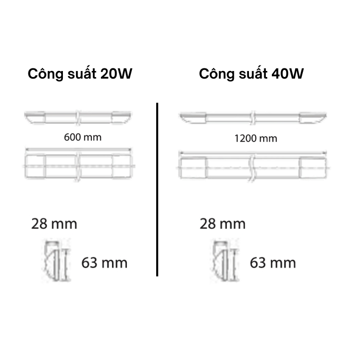 Bản vẽ kích thước đèn led Panasonic NVV20063WE1