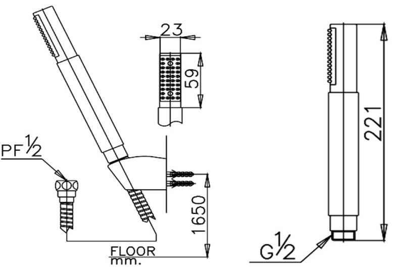 Bản vẽ kích thước bát sen tay cottto s 45 hm