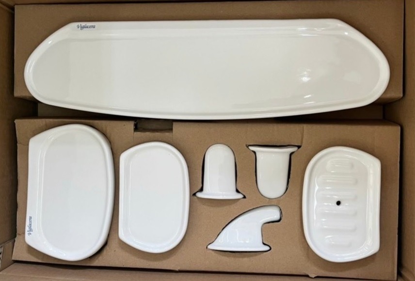 Hình ảnh thực tế bộ phụ kiện SPK01 sứ Viglacera