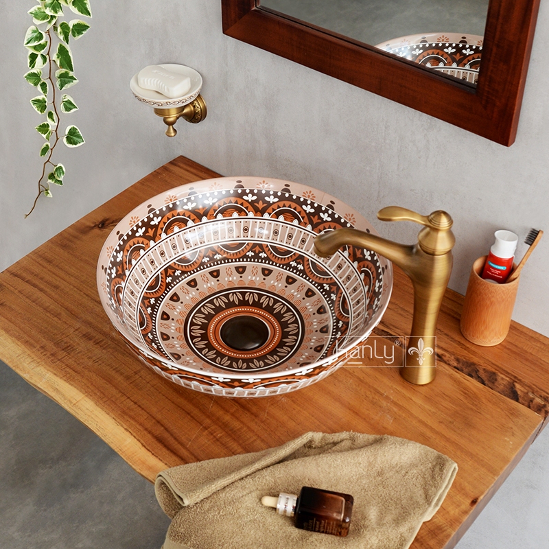 Chậu lavabo Kanly SU712 đặt bàn