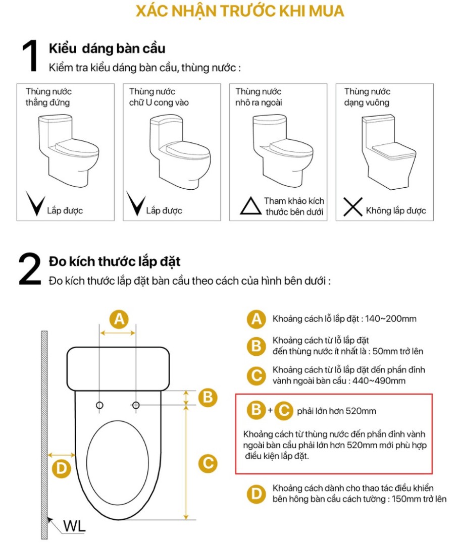 Hướng dẫn kết hợp và lắp nắp Caesar TAF060