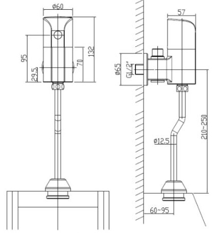 Van xả tiểu, Van xả bồn tiểu, Van xả tiểu American Standard, Van xả tiểu nam cao cấp, Bộ xả tiểu nam, Van xả tiểu giá rẻ, American Standard WF-8834