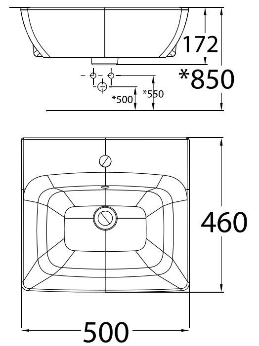 Thông số kỹ thuật lavabo rửa mặt WP F301 American