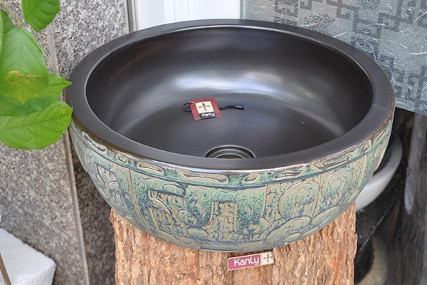 Hình ảnh thực tế lavabo Kanly SU014