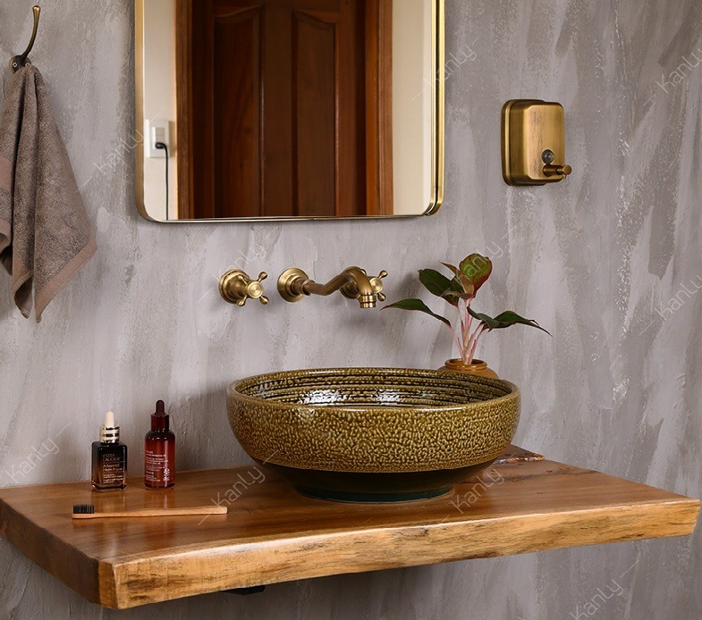 Hình ảnh thực tế lavabo Kanly SU122