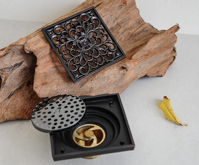 Hình ảnh thực tế phễu thoát sàn Kanly GCP 01B