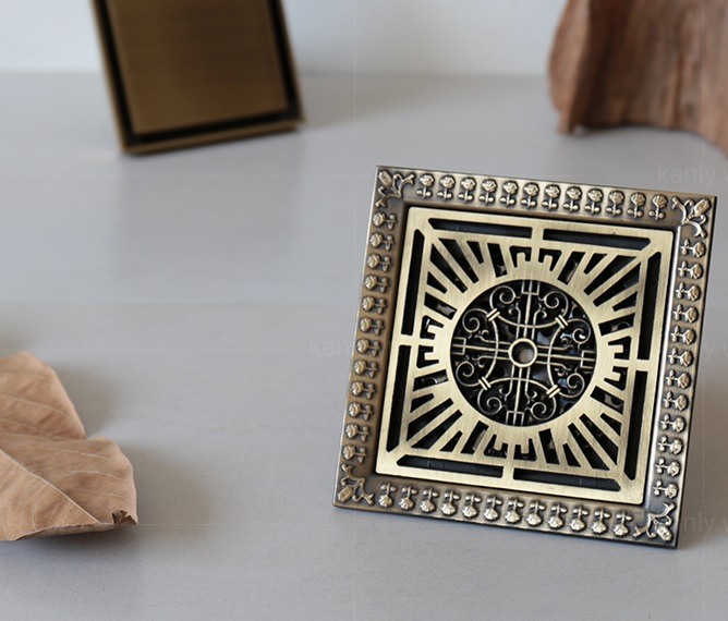 Hình ảnh thực tế phễu thoát sàn Kanly GCP 22