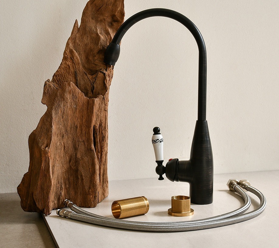 Hình ảnh thực tế vòi bếp Kanly GCC 01B