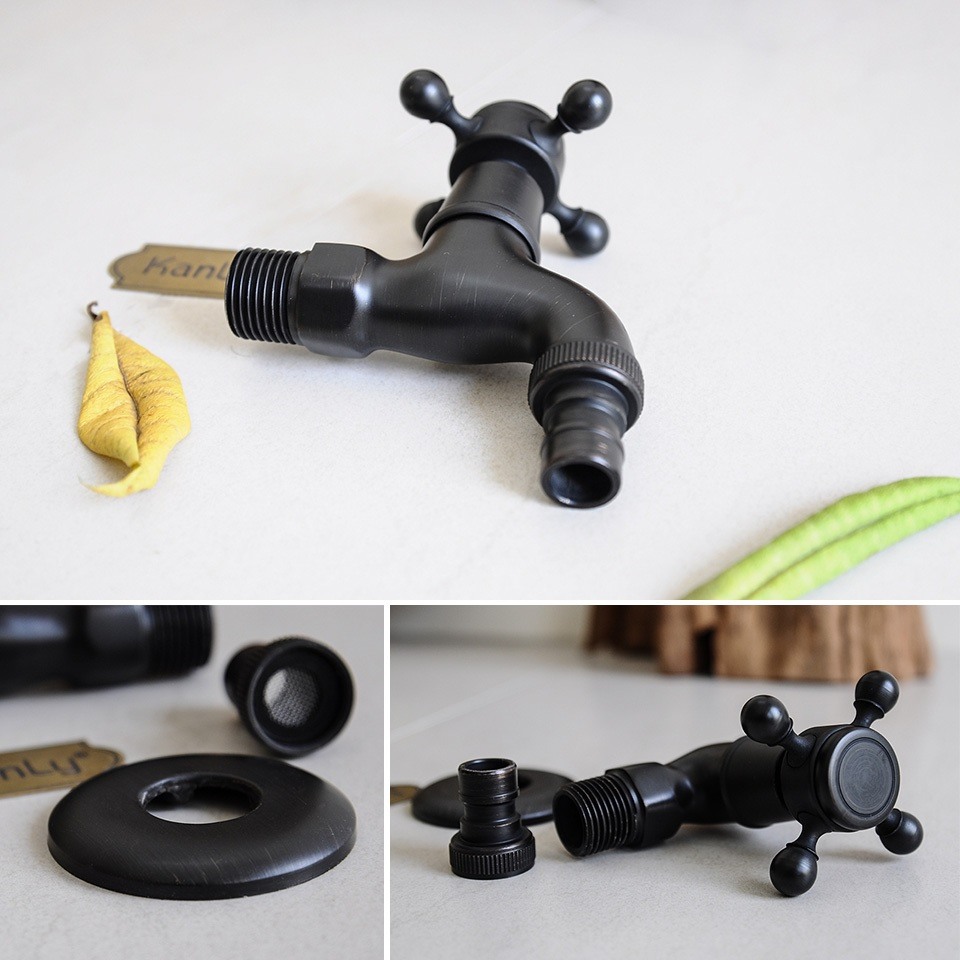 Hình ảnh thực tế vòi lạnh gắn tường Kanly GCT01NB