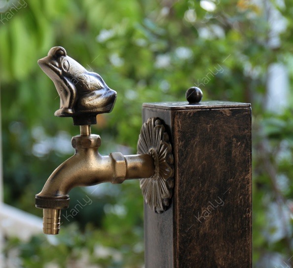 Hình ảnh thực tế vòi lạnh gắn tường Kanly GCT 02E