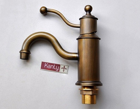 Hình ảnh thực tế vòi chậu rửa Kanly đồng thau GCV 08