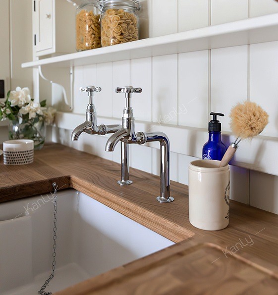 Hình ảnh thực tế vòi chậu rửa Kanly đồng thau CHT 01N