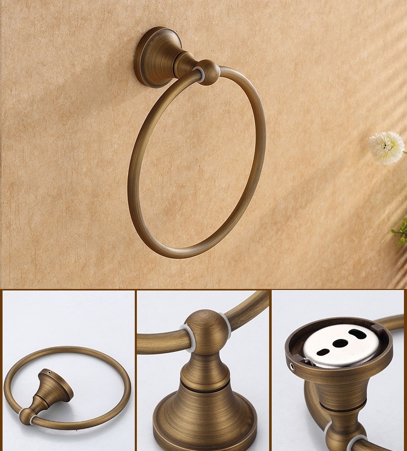 Hình ảnh thực tế vòng treo khăn Kanly GCK 02