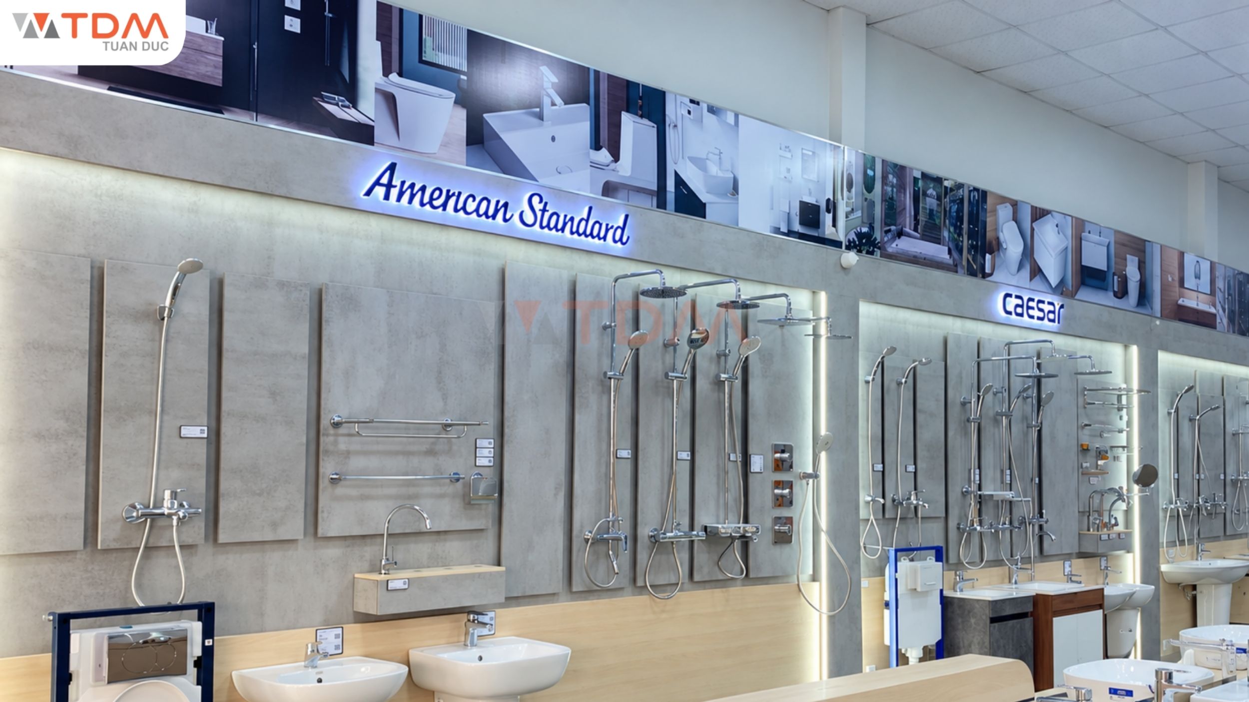 Vòi sen tắm American Standard điều khiển nhiệt độ thông minh chất lượng cao